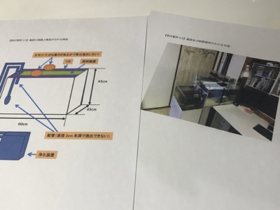 用意できたガーの許可申請のための添付書類