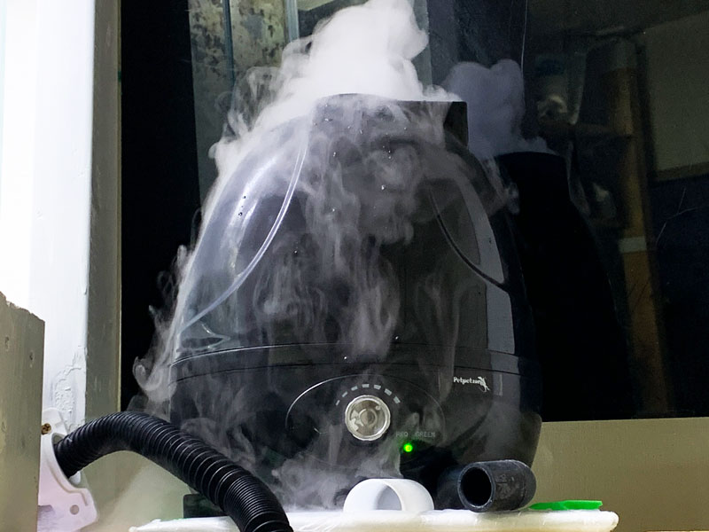 生き物用加湿器、ゼンスイ Fogレビュー霧発生装置 – アクアハーミット